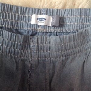 Old Navy Chambray Elastic Ankle Pants XL